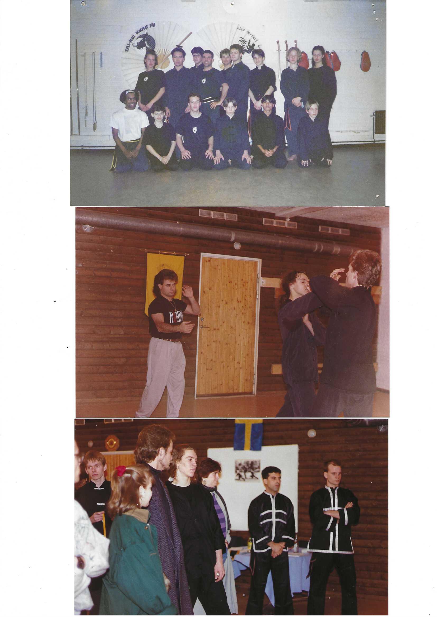 Historisk bild från Westeras Tai-Nui Club i Västerås - kampsportsträning och tävlingar sedan 1976