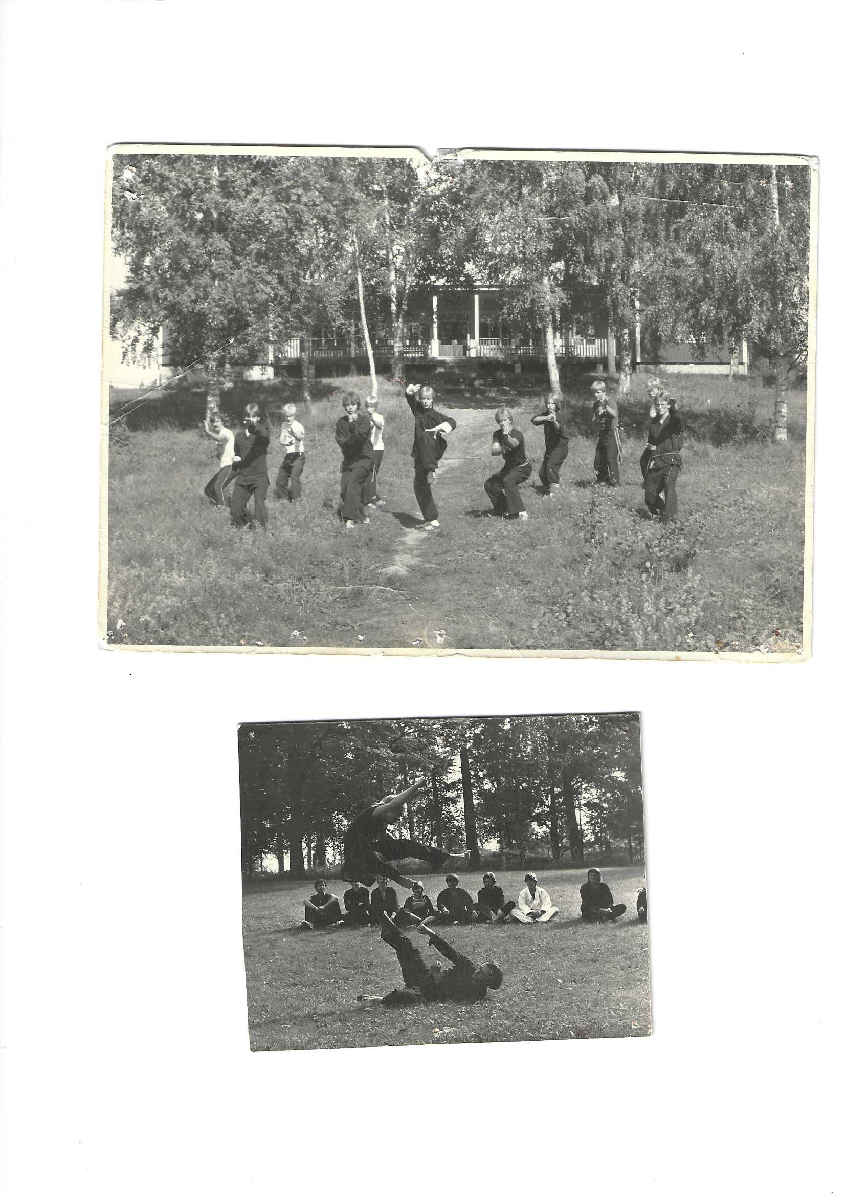 Historisk bild från Westeras Tai-Nui Club i Västerås - kampsportsträning och tävlingar sedan 1976