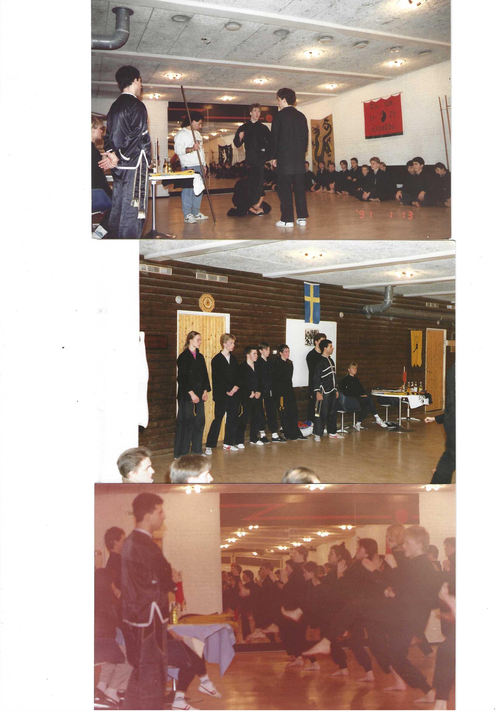 Historisk bild från Westeras Tai-Nui Club i Västerås - kampsportsträning och tävlingar sedan 1976