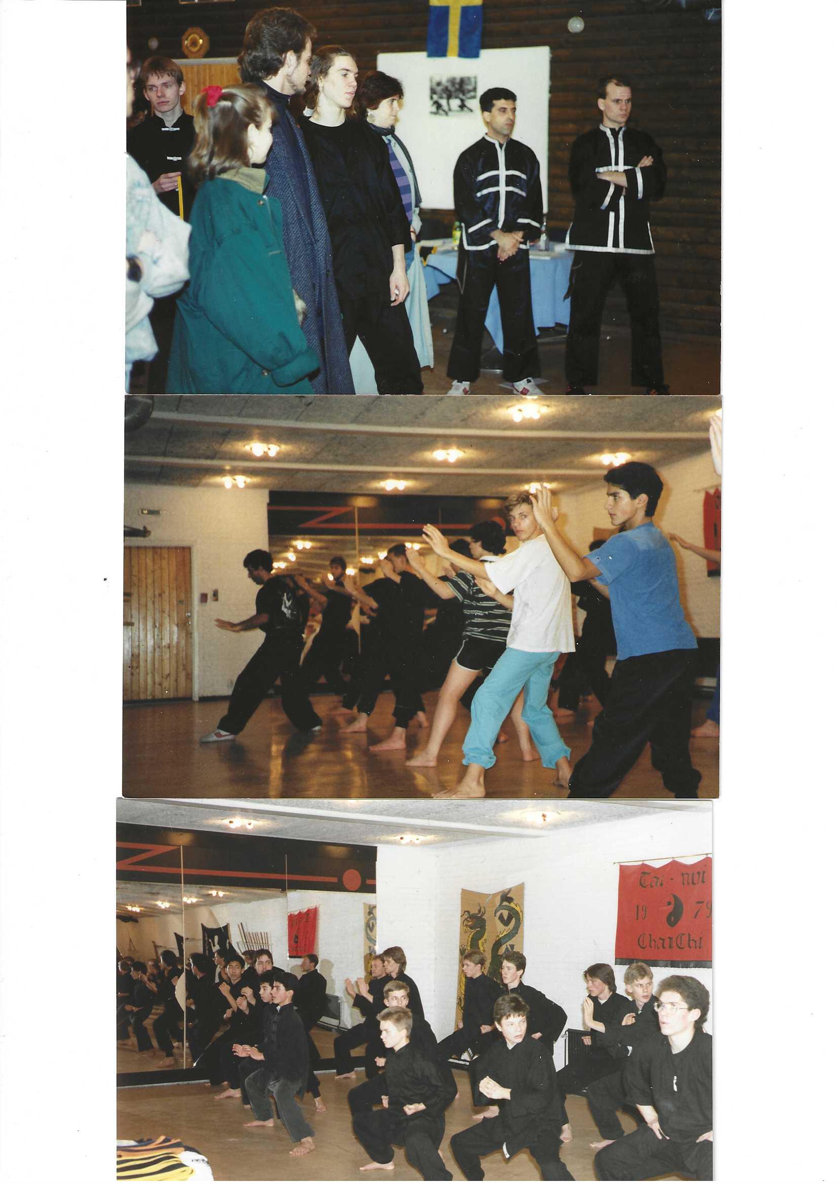 Historisk bild från Westeras Tai-Nui Club i Västerås - kampsportsträning och tävlingar sedan 1976