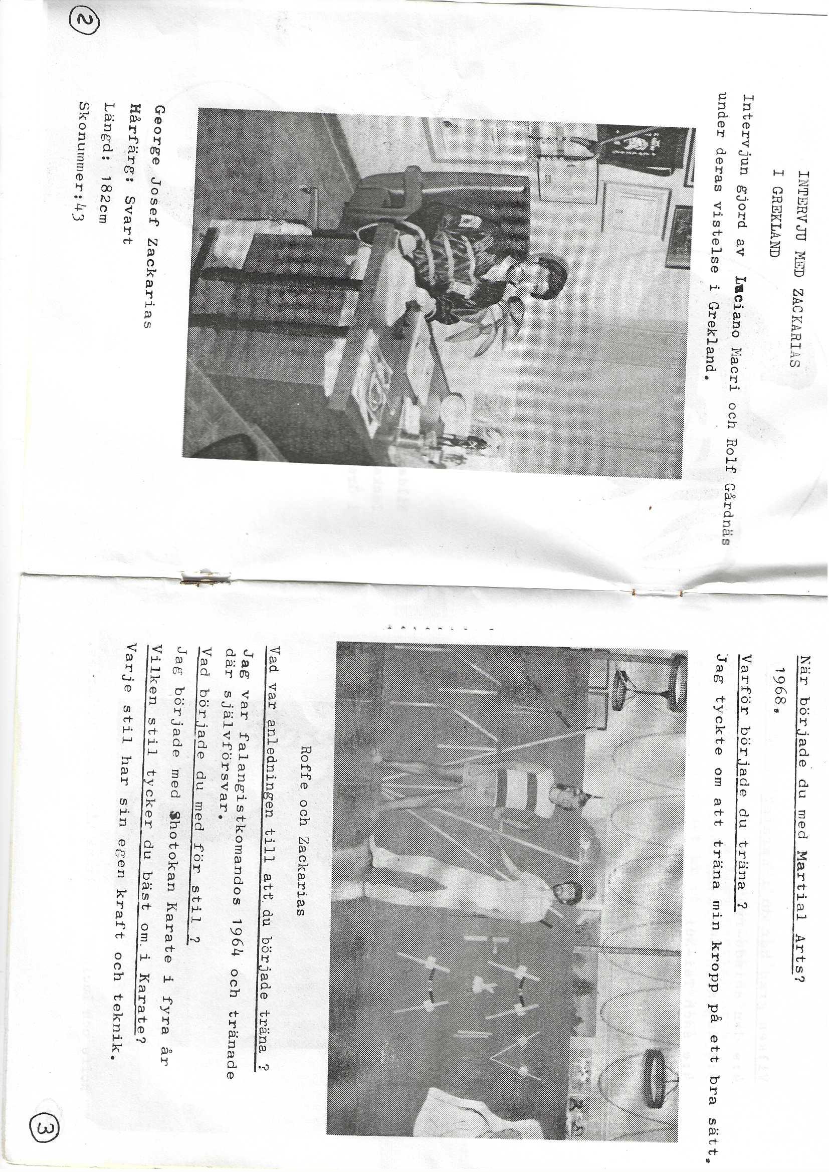 Historisk bild från Westeras Tai-Nui Club i Västerås - kampsportsträning och tävlingar sedan 1976