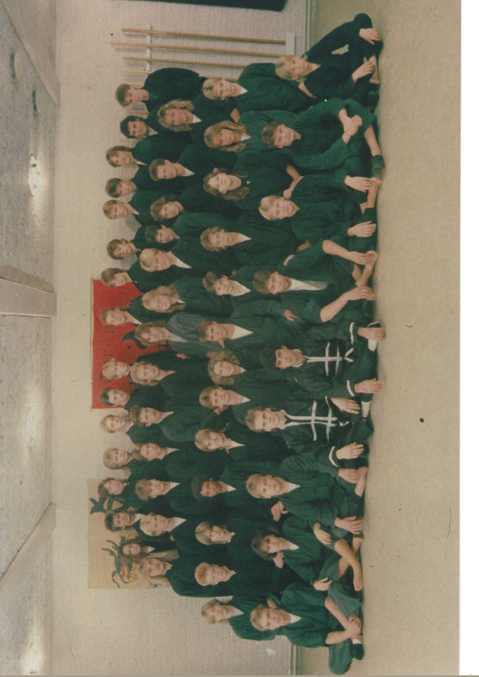 Historisk bild från Westeras Tai-Nui Club i Västerås - kampsportsträning och tävlingar sedan 1976