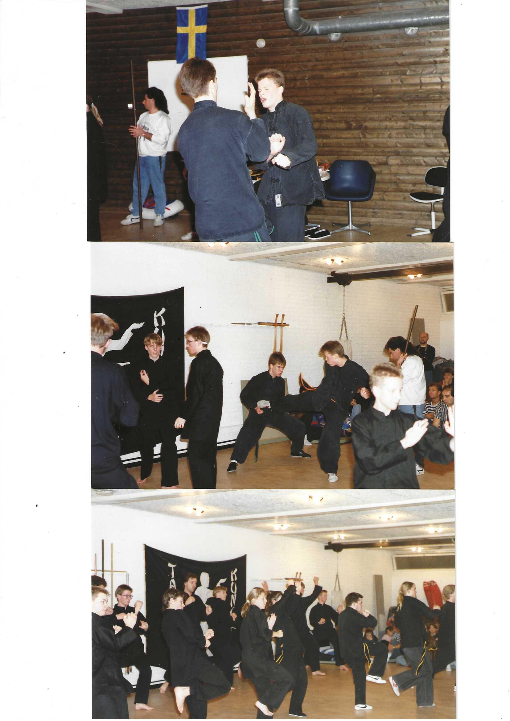 Historisk bild från Westeras Tai-Nui Club i Västerås - kampsportsträning och tävlingar sedan 1976