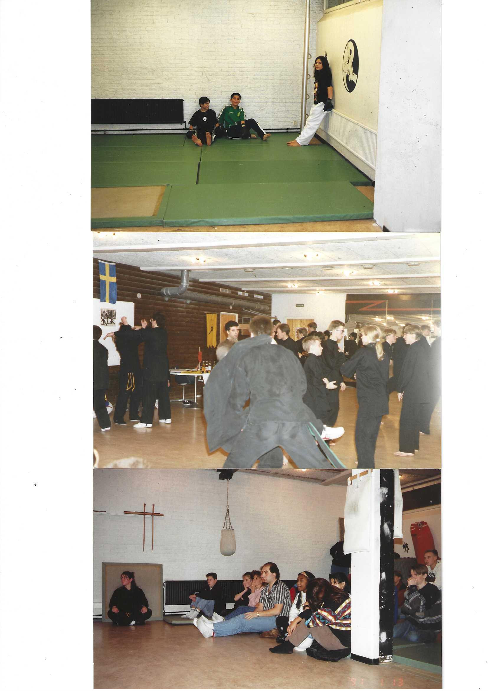 Historisk bild från Westeras Tai-Nui Club i Västerås - kampsportsträning och tävlingar sedan 1976