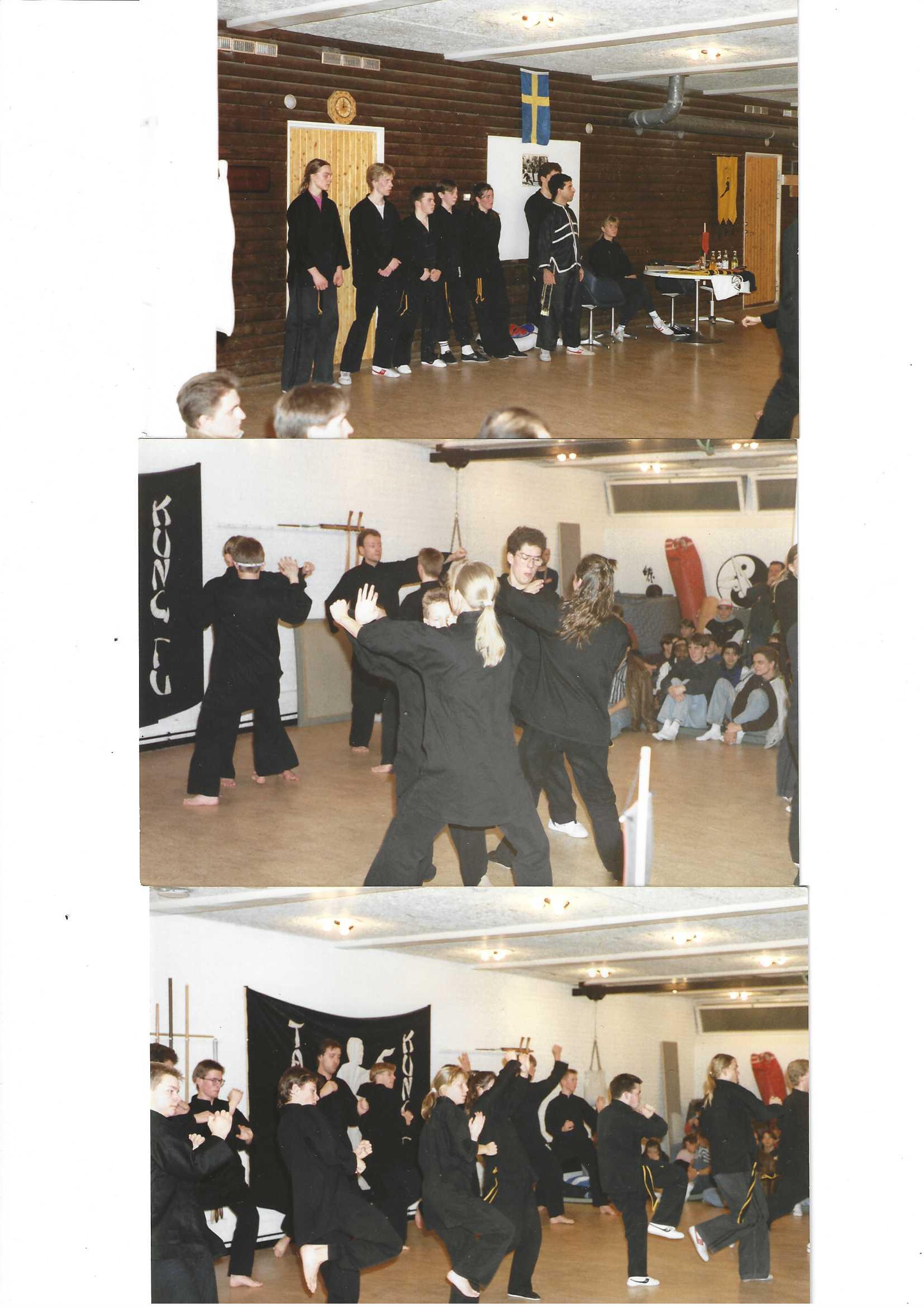 Historisk bild från Westeras Tai-Nui Club i Västerås - kampsportsträning och tävlingar sedan 1976