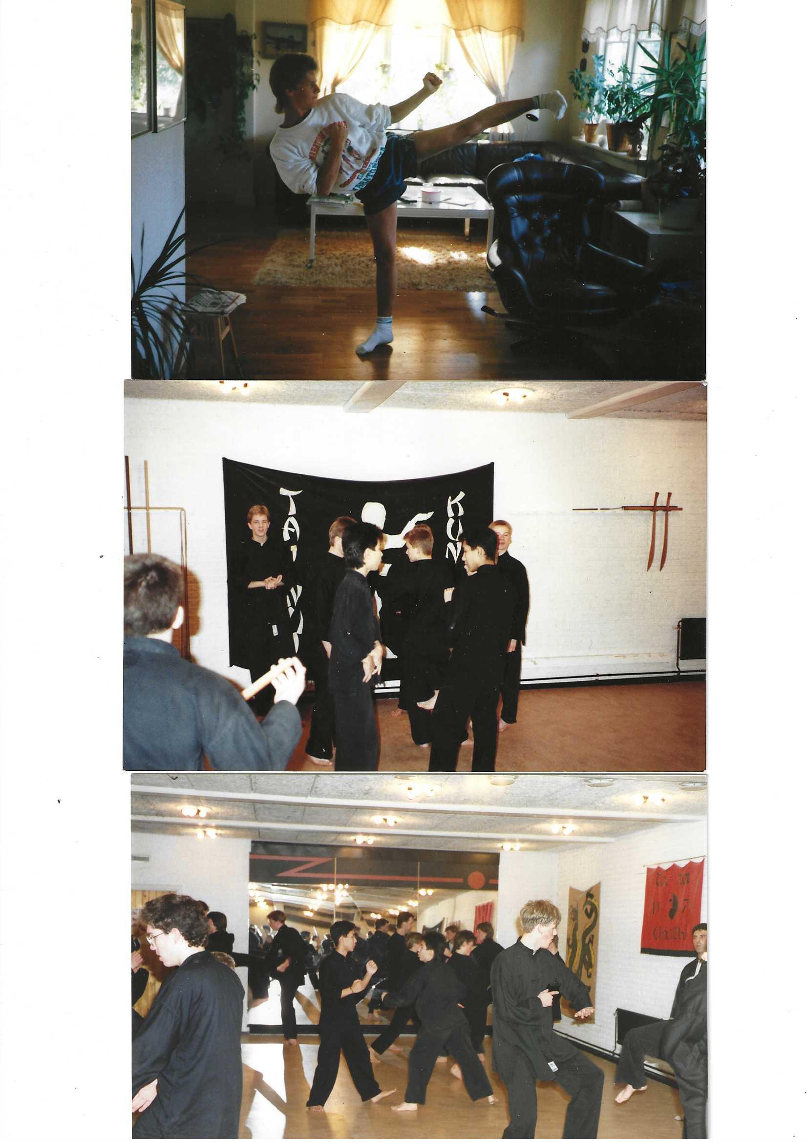 Historisk bild från Westeras Tai-Nui Club i Västerås - kampsportsträning och tävlingar sedan 1976