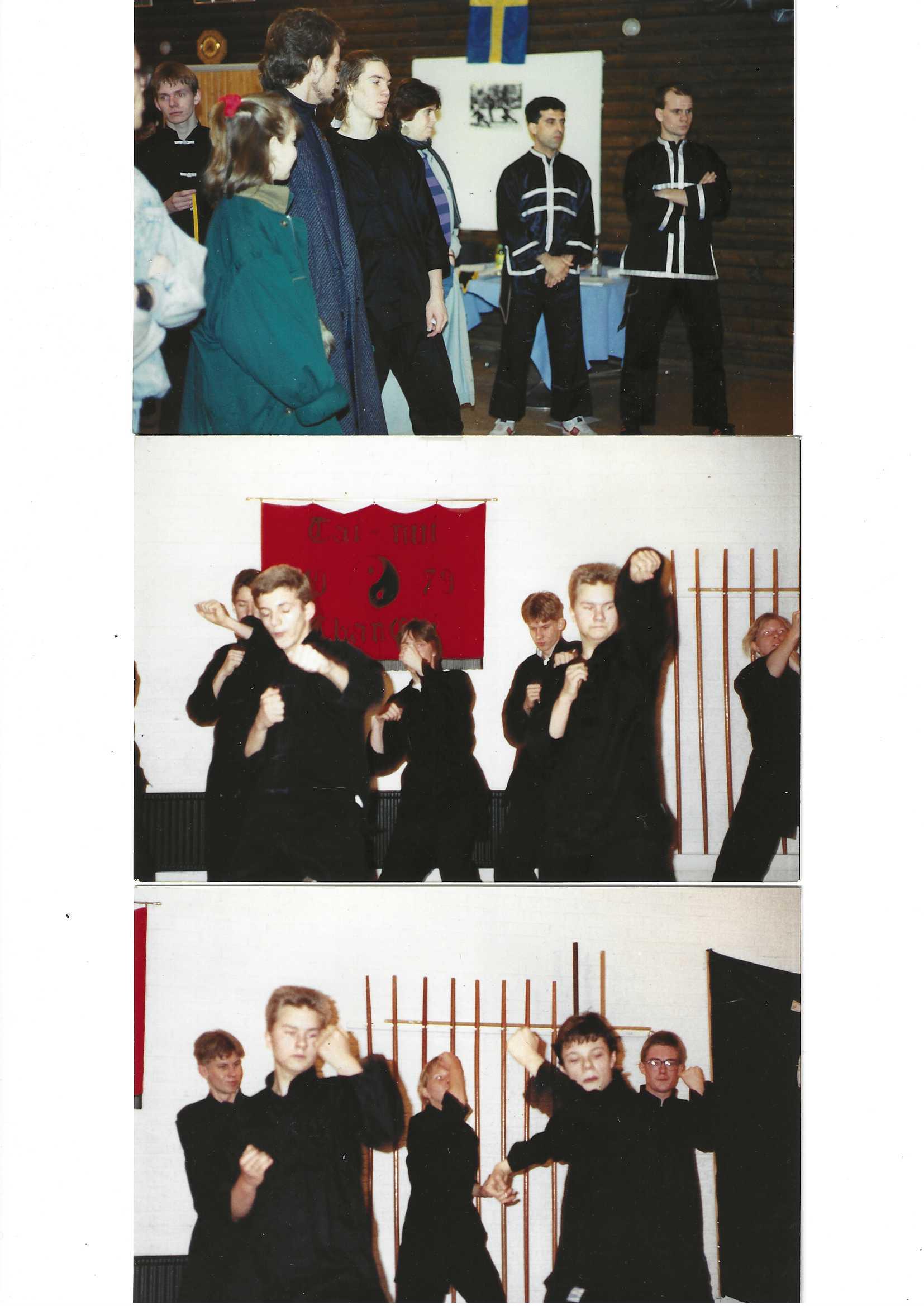 Historisk bild från Westeras Tai-Nui Club i Västerås - kampsportsträning och tävlingar sedan 1976