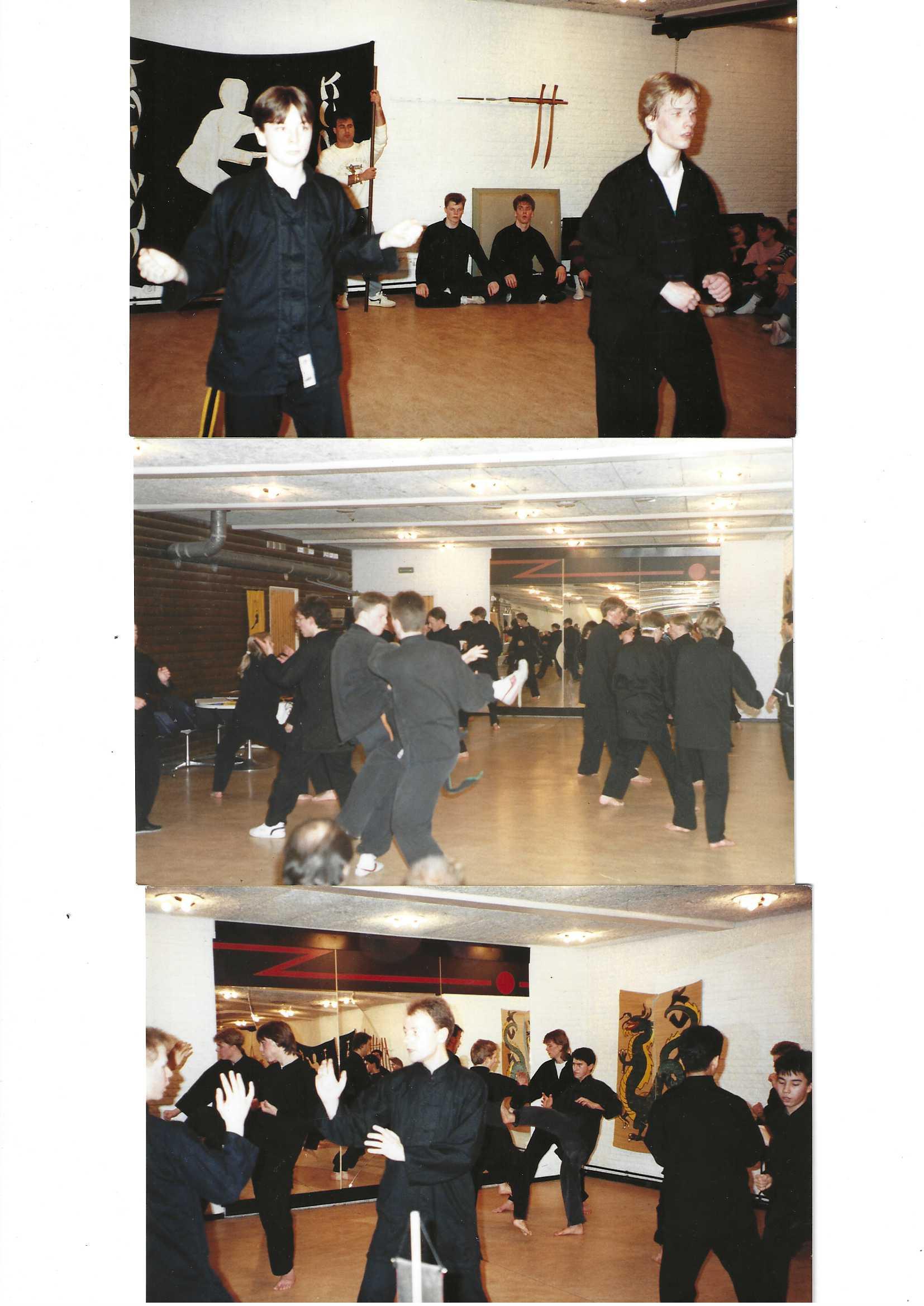 Historisk bild från Westeras Tai-Nui Club i Västerås - kampsportsträning och tävlingar sedan 1976