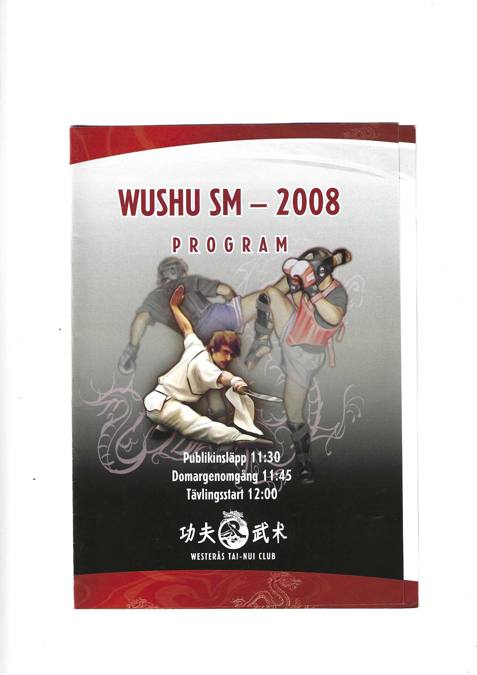 Historisk bild från Westeras Tai-Nui Club i Västerås - kampsportsträning och tävlingar sedan 1976