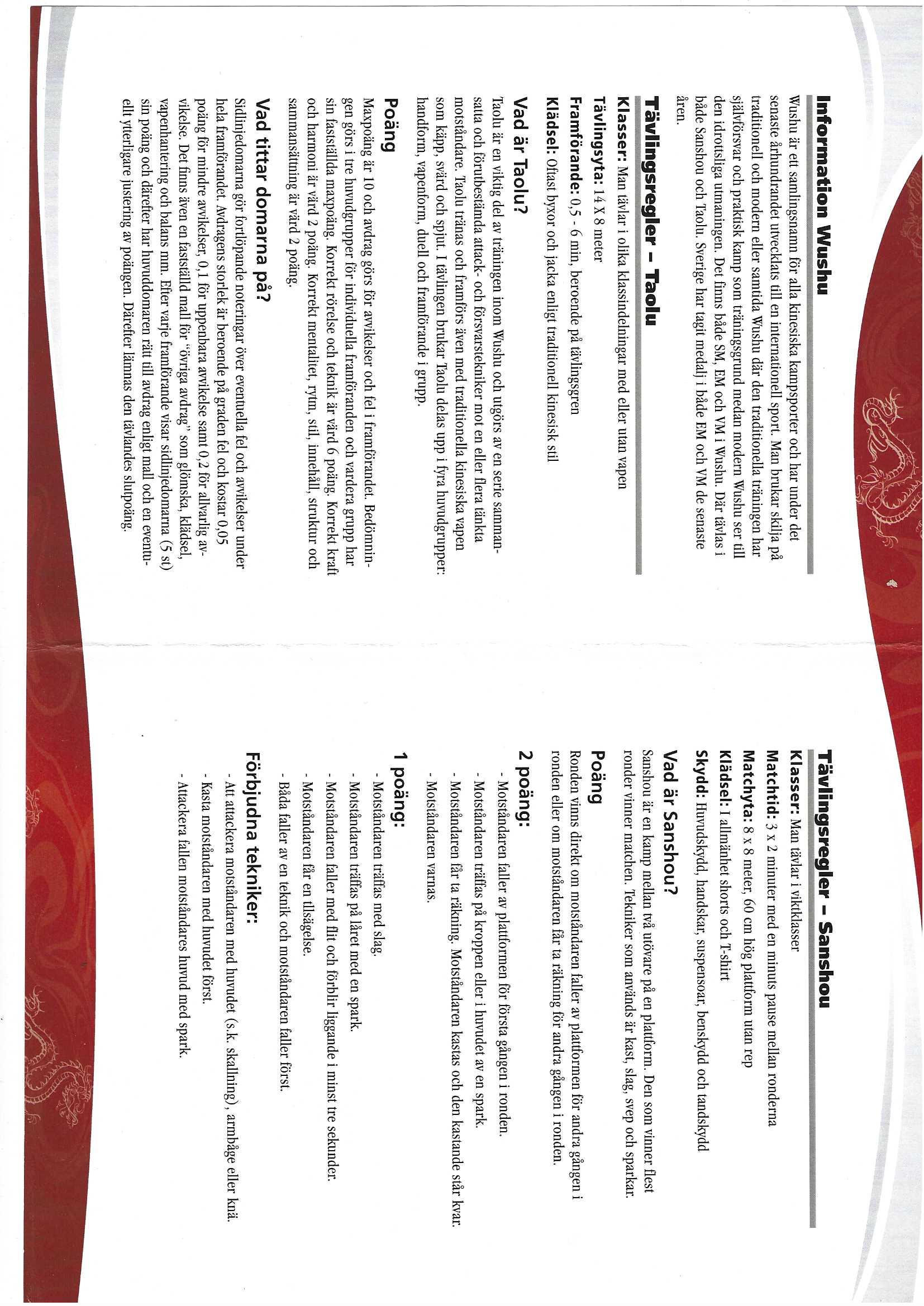 Historisk bild från Westeras Tai-Nui Club i Västerås - kampsportsträning och tävlingar sedan 1976