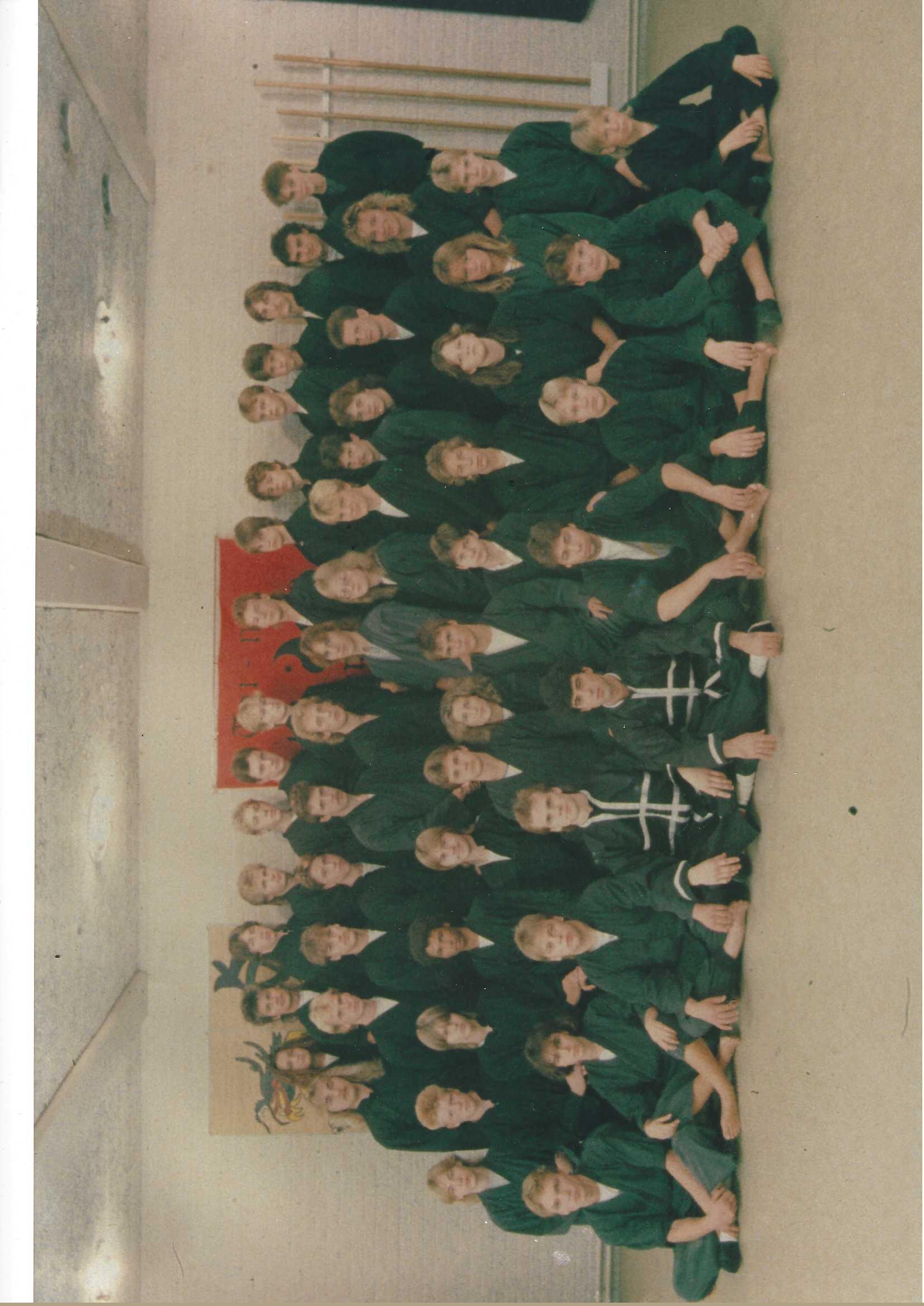 Historisk bild från Westeras Tai-Nui Club i Västerås - kampsportsträning och tävlingar sedan 1976