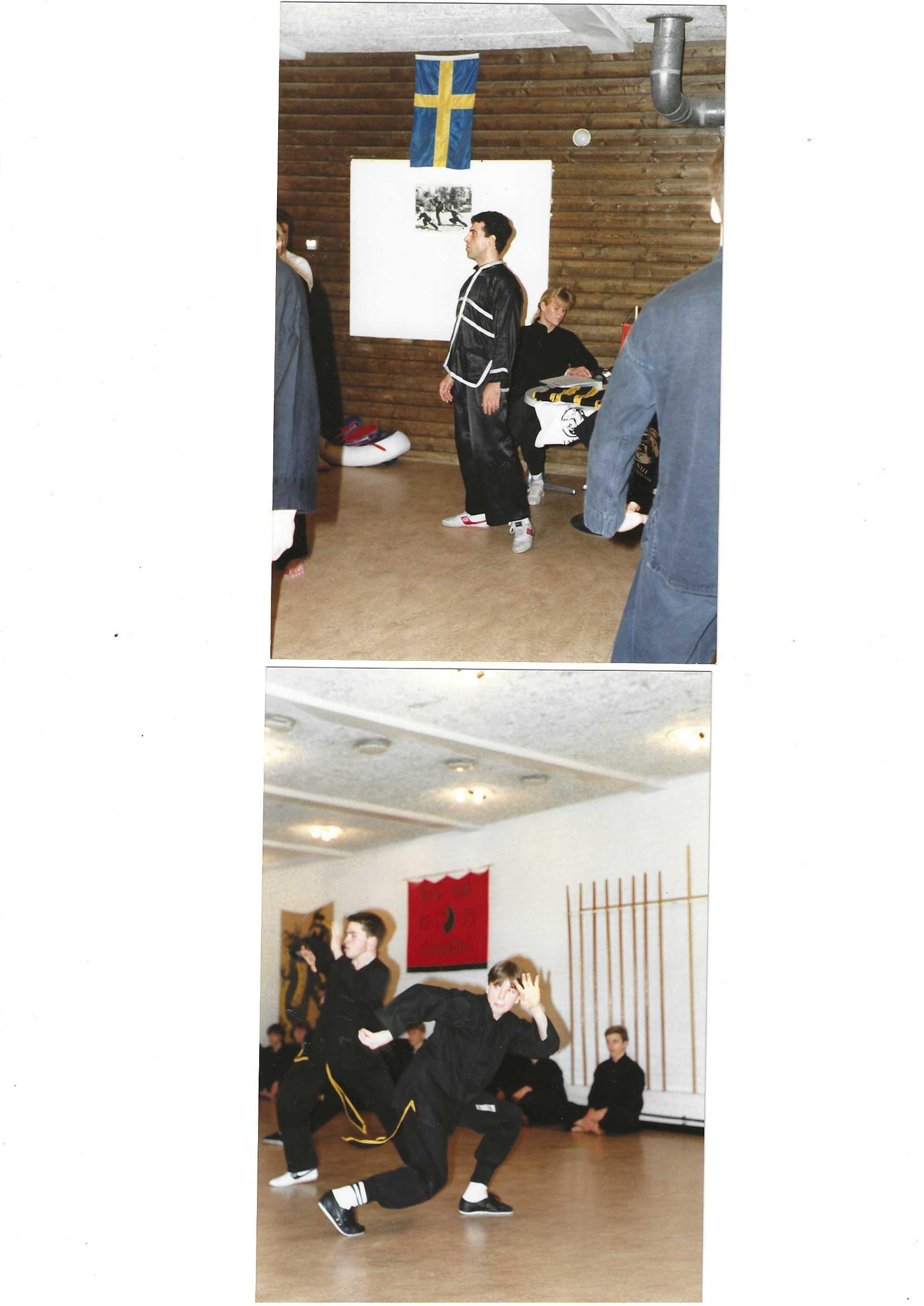 Historisk bild från Westeras Tai-Nui Club i Västerås - kampsportsträning och tävlingar sedan 1976