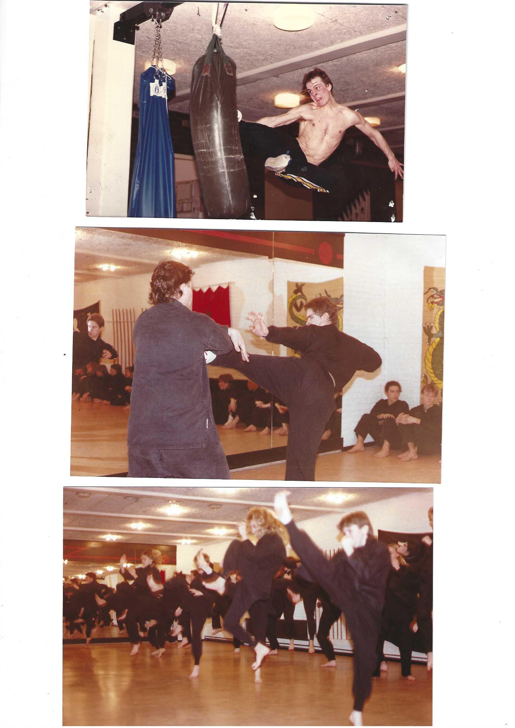 Historisk bild från Westeras Tai-Nui Club i Västerås - kampsportsträning och tävlingar sedan 1976