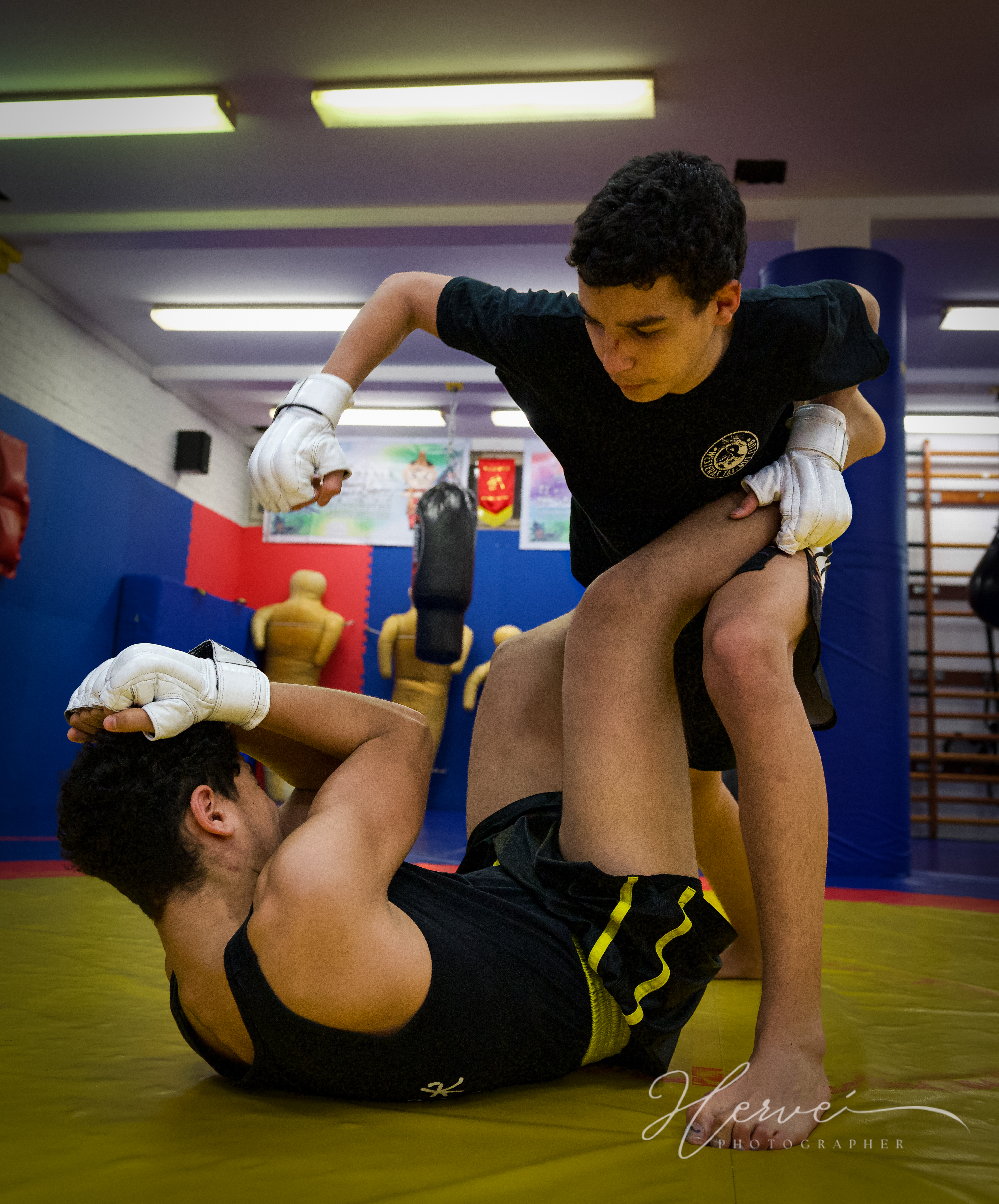MMA träning hos Westeras Tai-Nui Club
